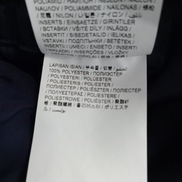 Puma x Fenty by Rihanna Pants Womens Size Small Blue Hidden Yellow Pleat Warmups - Picture 11 of 12